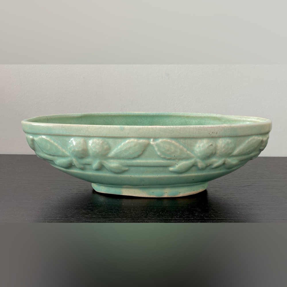 Vintage green pottery